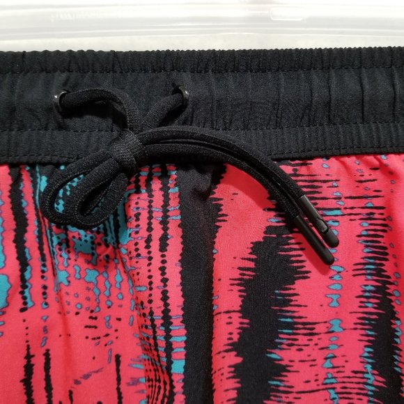 Fabletics shorts Large Carrie II Heat Wave Print Black athletic gym running - Picture 4 of 12